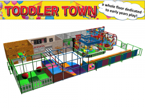 Toddler Town - a whole floor dedicated to early years' play