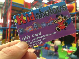 Gift Card for Kidabulous - Entry Opening Times & Prices