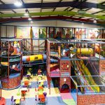 Adventure World Kidabulous Giant playframe 'Adventure World' at Kidabulous indoor playground/soft play area in Surrey