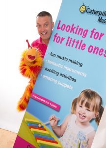Richard Pomford runs the Caterpillar Music Classes at Kidabulous